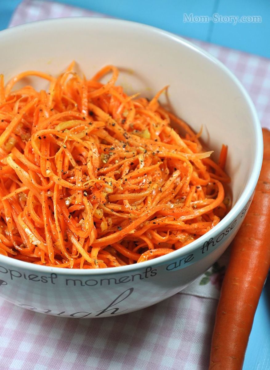 Веганский рецепт Морковь по-корейски